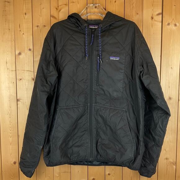 Men’s Lightweight Patagonia Quilted Puffer Jacket, Black - Size L - Picture 1 of 9